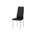 Set of 2 Black Modern Chairs Q47202