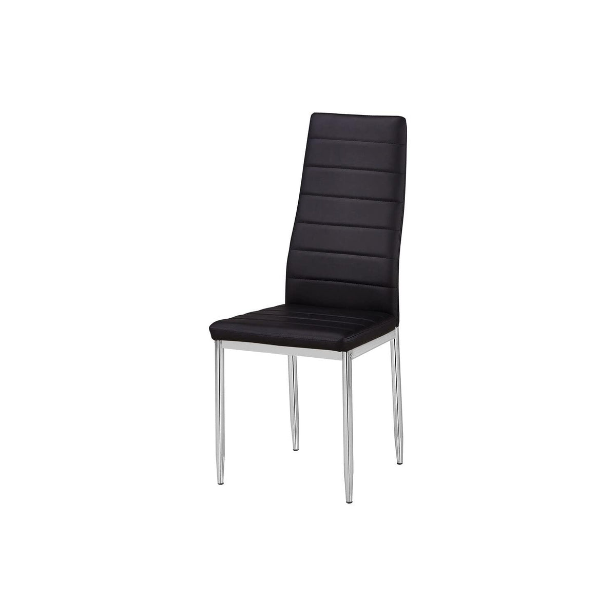 Set of 2 Black Modern Chairs Q47202