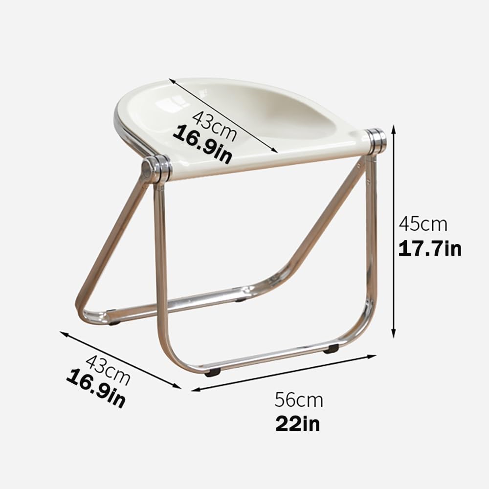 Transparent Acrylic Folding Chair S35797