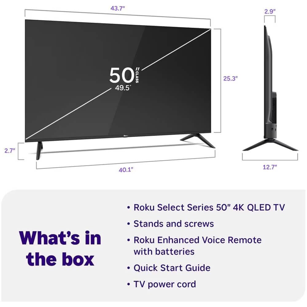 50" 4K QLED TV L70798