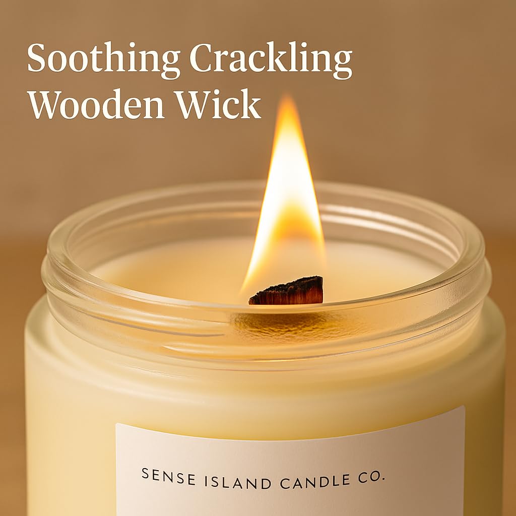 Vanilla Cashmere Scented Soy Wax Candle N3649