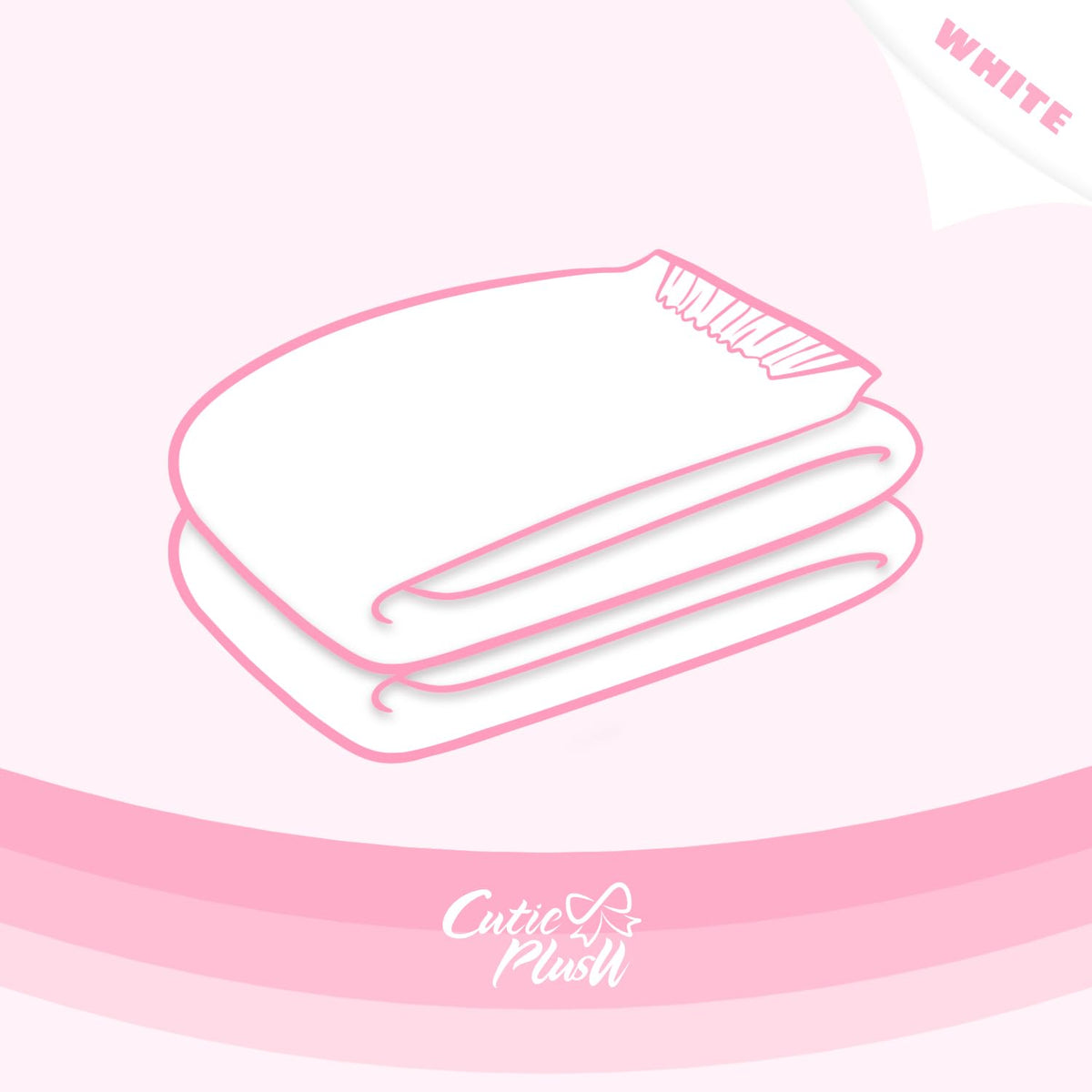 White Medium Diaper 2 Pieces C577