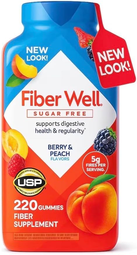 Sugar Free Fiber Gummies with Prebiotic 220 Count L32539