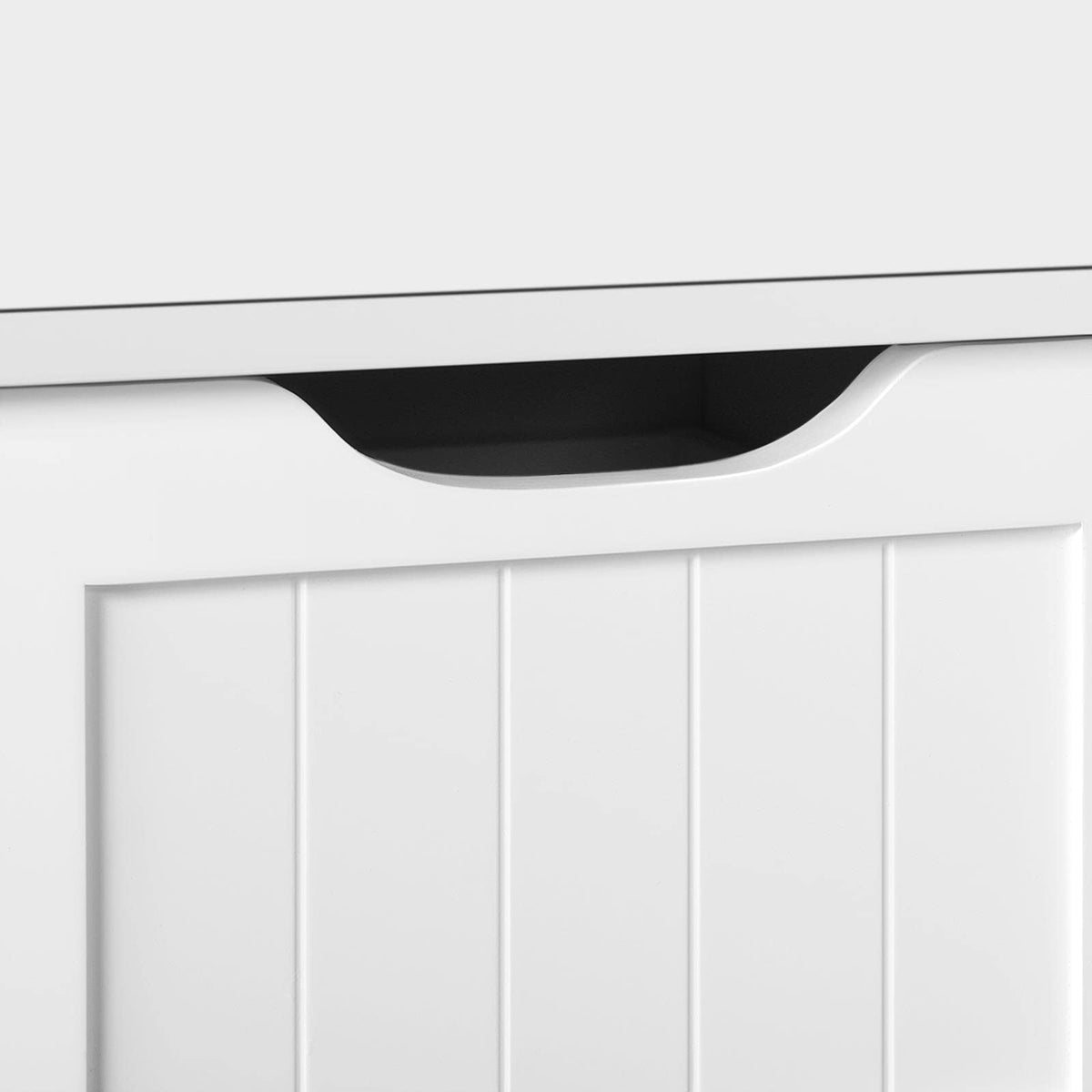 White 4 Drawer 2 Door Bathroom Storage Cabinet I578065
