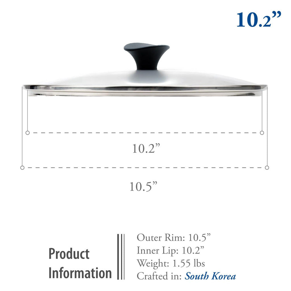 10.2 Inch Tempered Glass Lid Z945