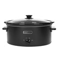 7 Quart Oval Manual Slow Cooker with 3 Cooking Settings U632773