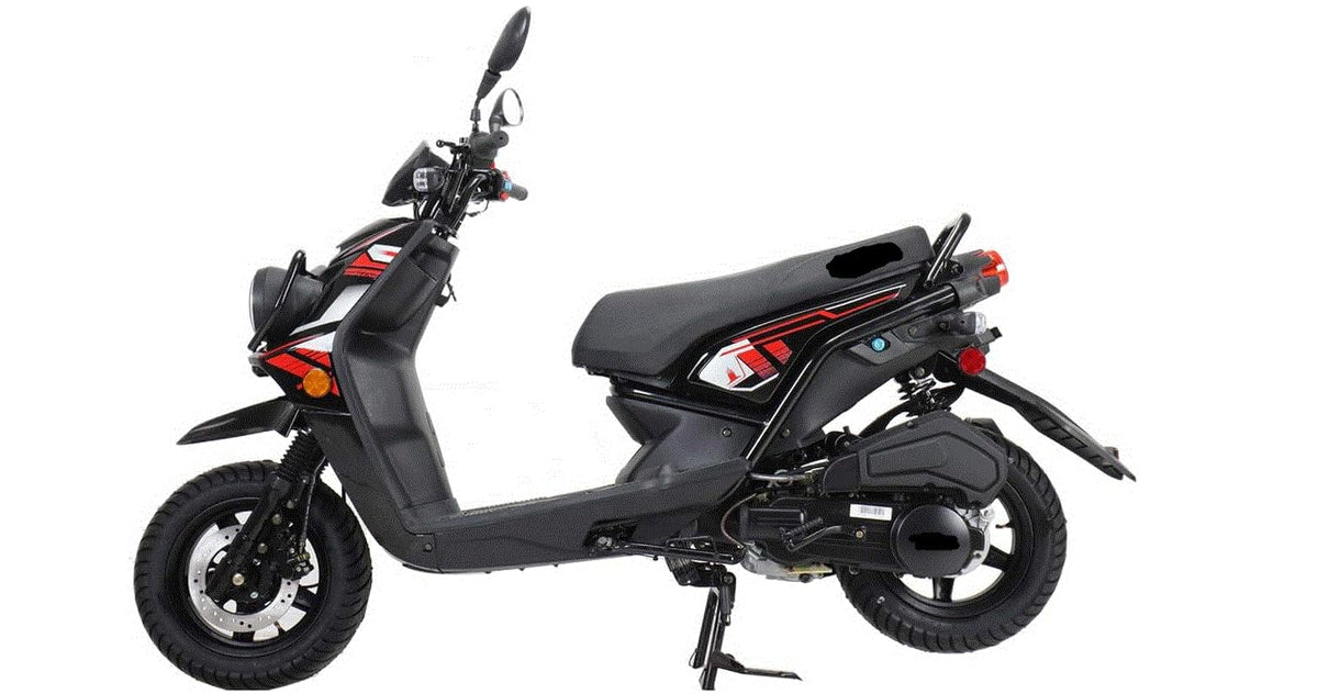150cc Gas Scooter with 12 inch Aluminum Wheels V1252