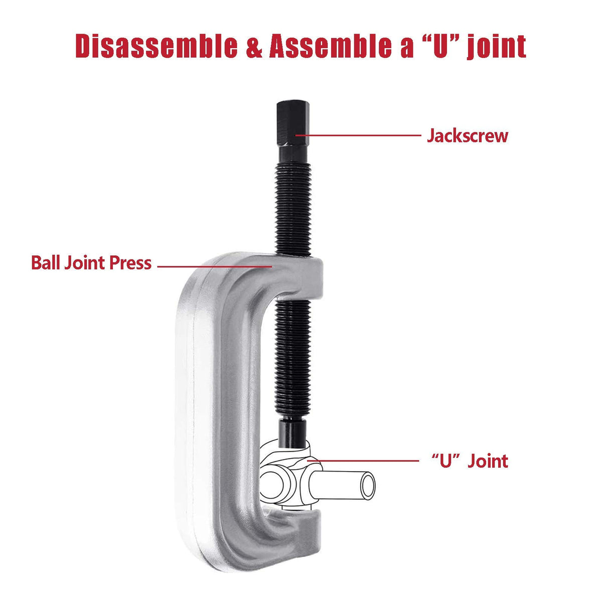 4 in 1 Ball Joint Service Tool Kit 2WD & 4WD O9444