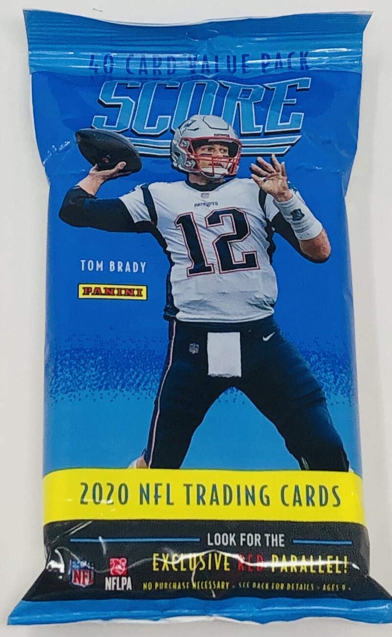 2020 Score NFL Football Factory Sealed Jumbo Fat Pack 40 Cards H146538