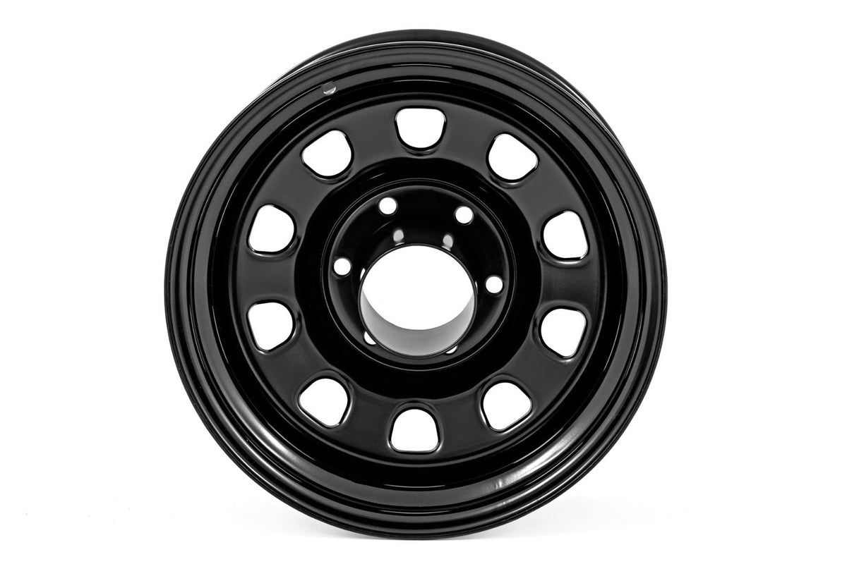 16x8 Gloss Black Steel Wheel B7680