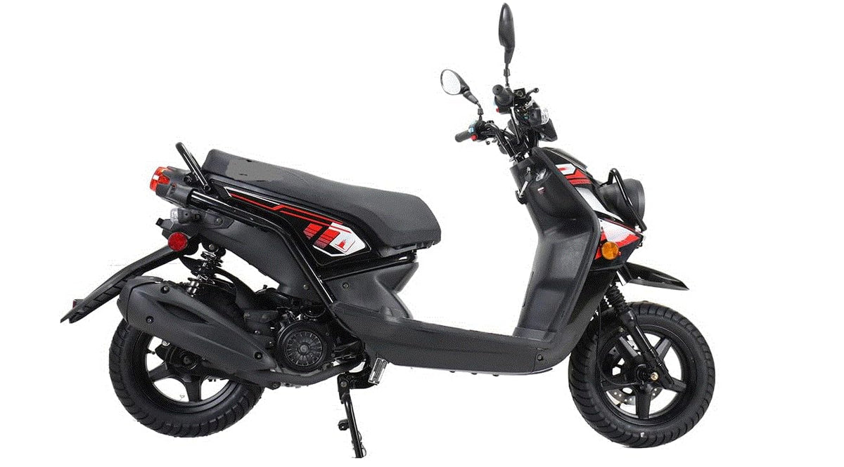 150cc Gas Scooter with 12 inch Aluminum Wheels V1252