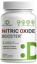 3,000mg 300 Capsules Nitric Oxide Supplement L574