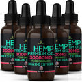 Hemp Oil Drops 5 Pack Cold Pressed Vegan A7203