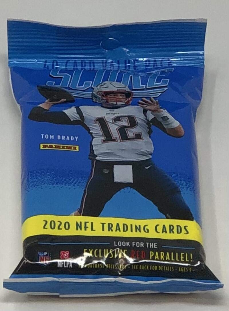 2020 Score NFL Football Factory Sealed Jumbo Fat Pack 40 Cards H146538