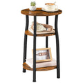 Small Round 3-Tier Storage Side Table Z83053