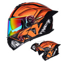 Modular Flip-Up Full Face Motorcycle Helmet with Dual Visor U2967