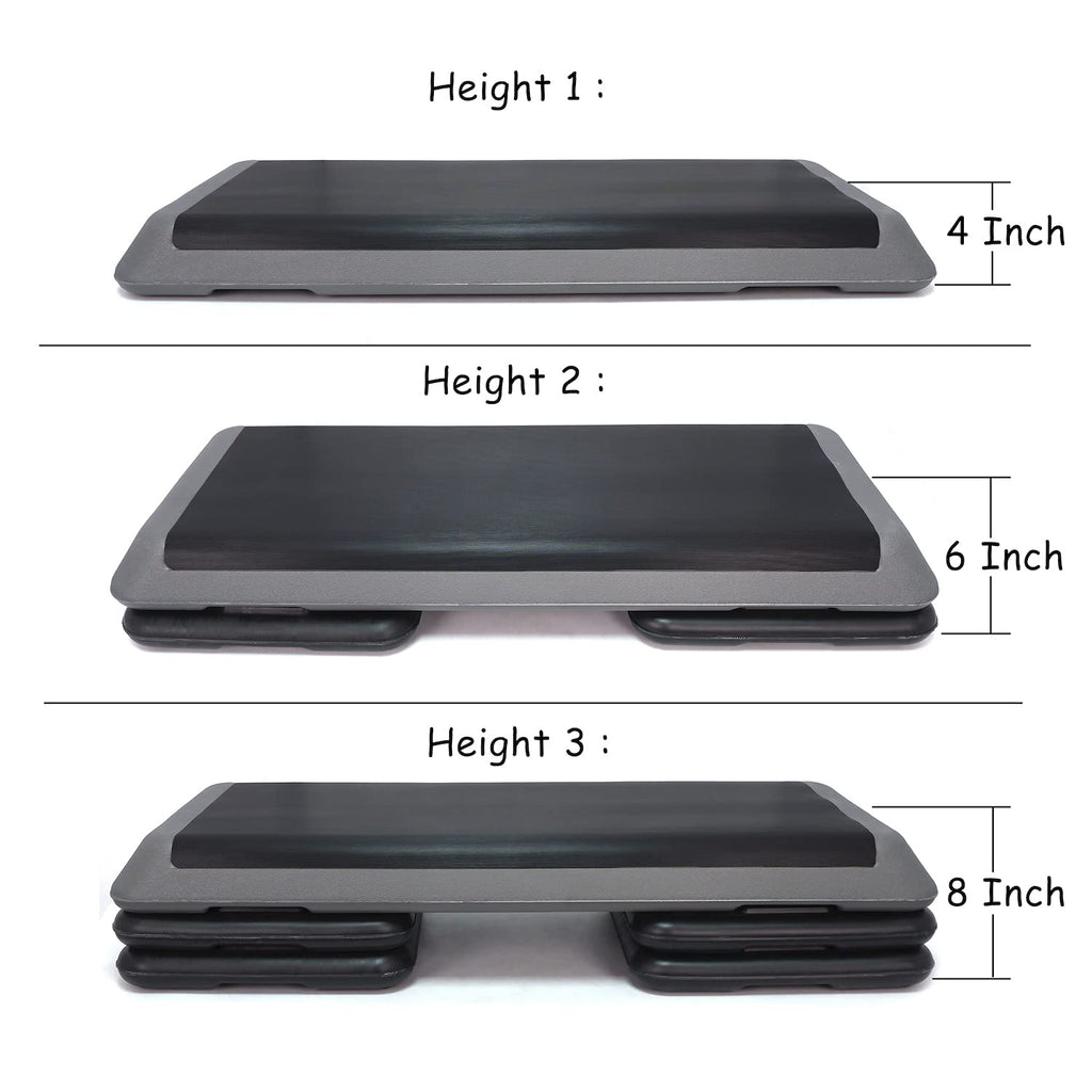 43'' Adjustable Aerobic Step Platform with Risers G245160