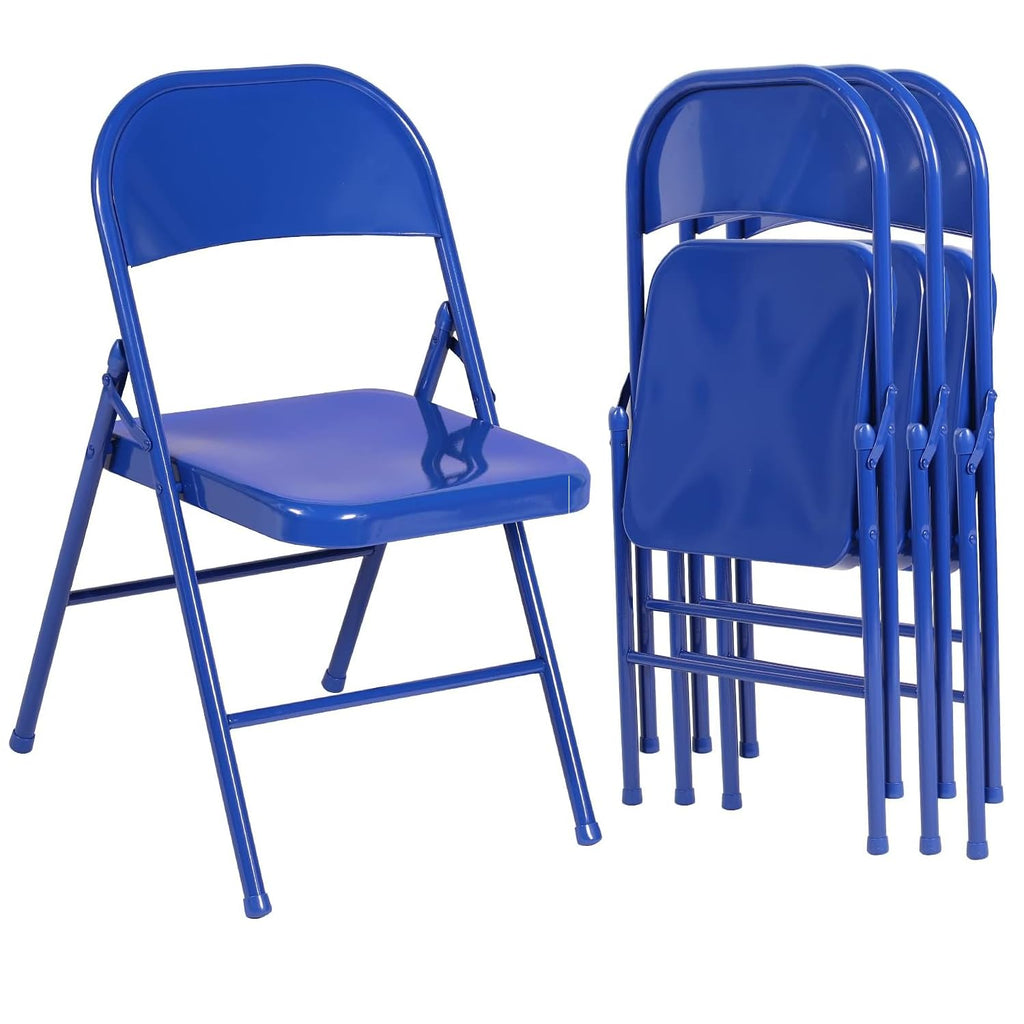 Metal Folding Chairs 4 Pack A39398