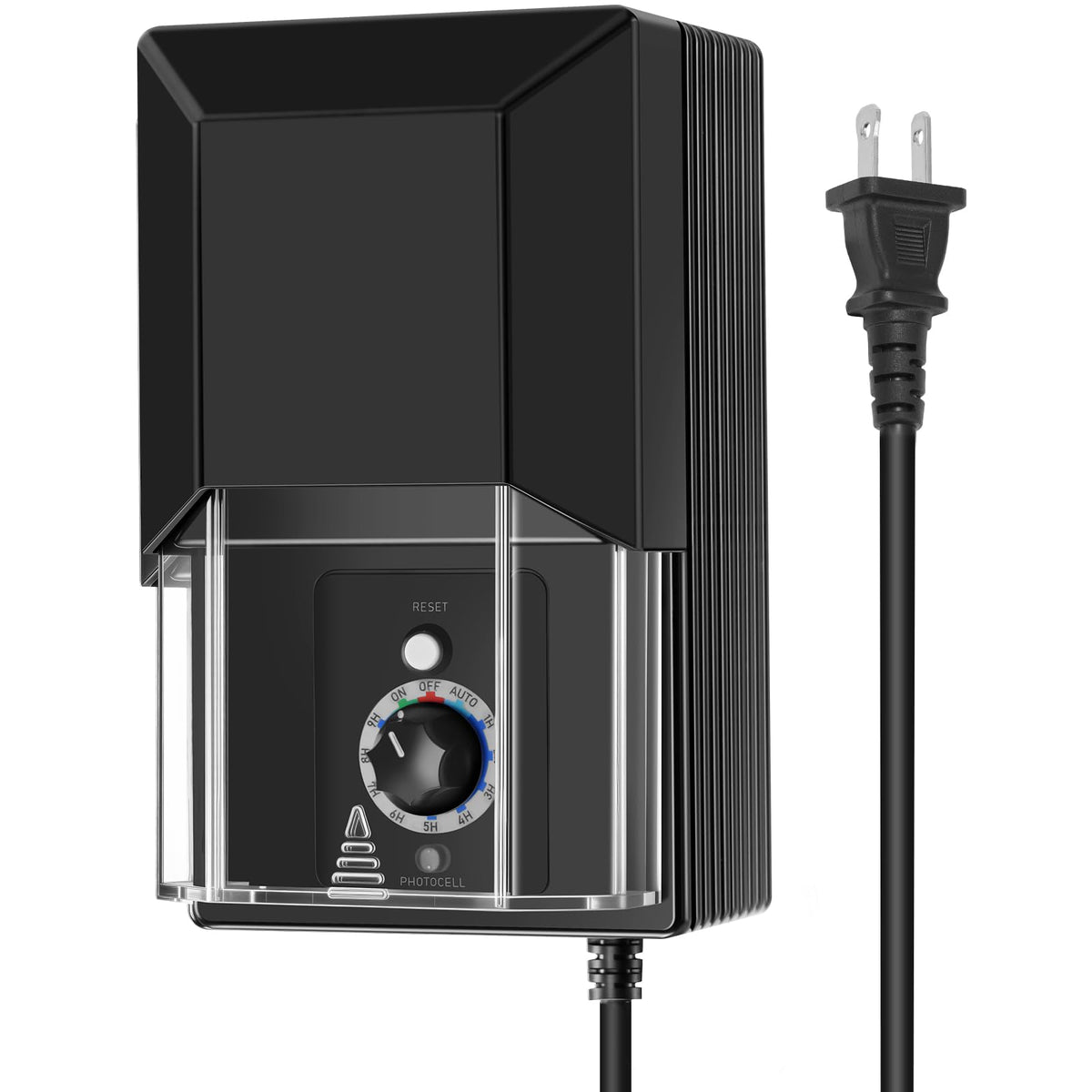 200W Low Voltage Landscape Transformer with Timer & Photocell Sensor V880