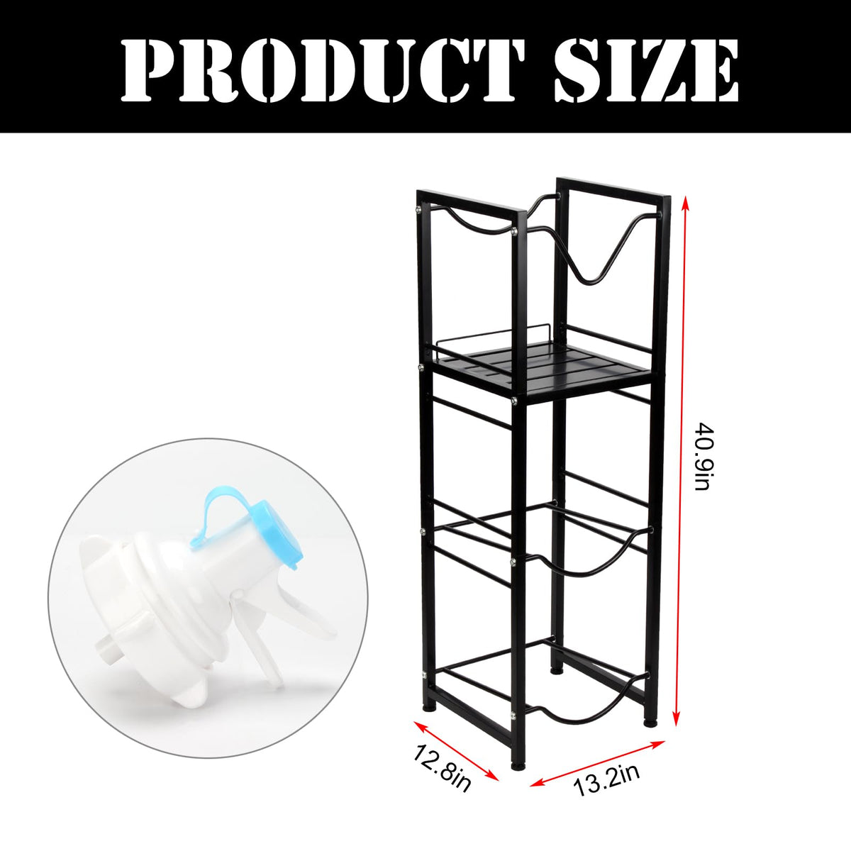 5 Gallon Water Jug Holder with Spigot B2990