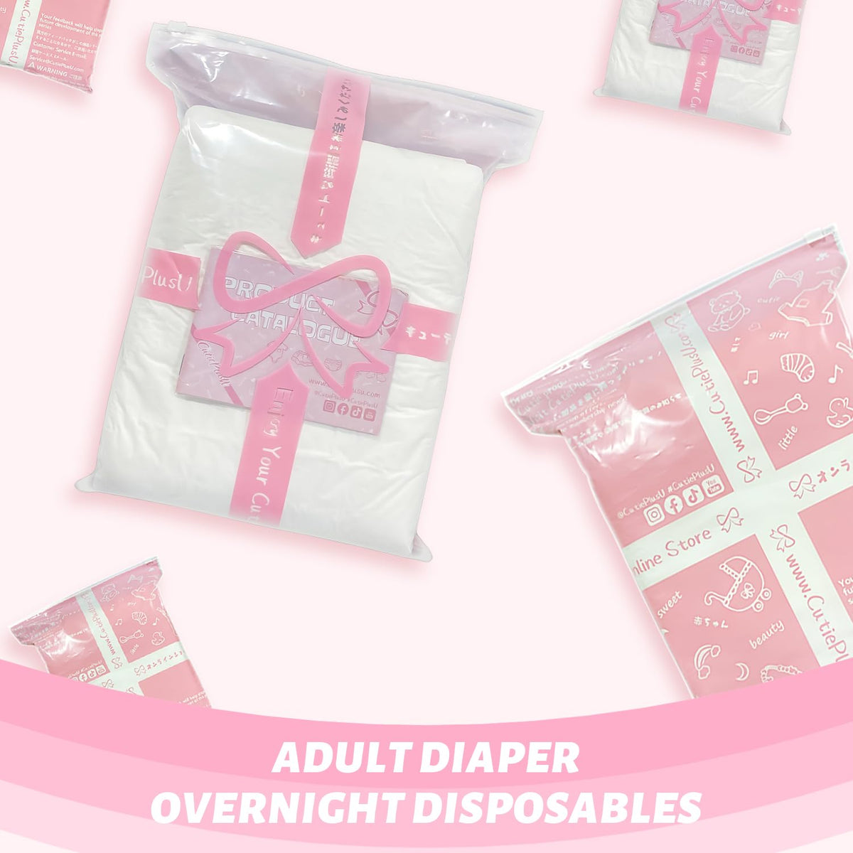White Medium Diaper 2 Pieces C577