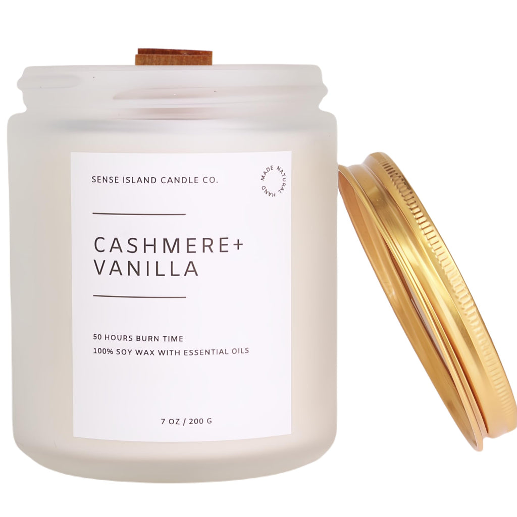 Vanilla Cashmere Scented Soy Wax Candle N3649