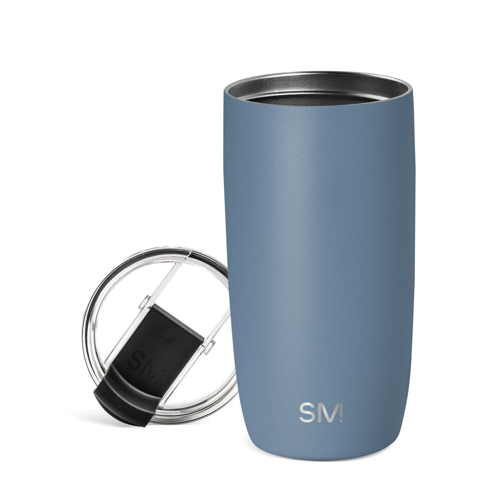 Blue 16oz Travel Coffee Mug with Lid L249
