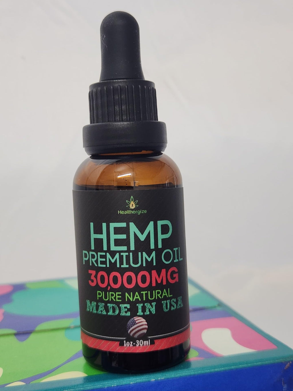 Hemp Oil Drops 5 Pack Cold Pressed Vegan A7203