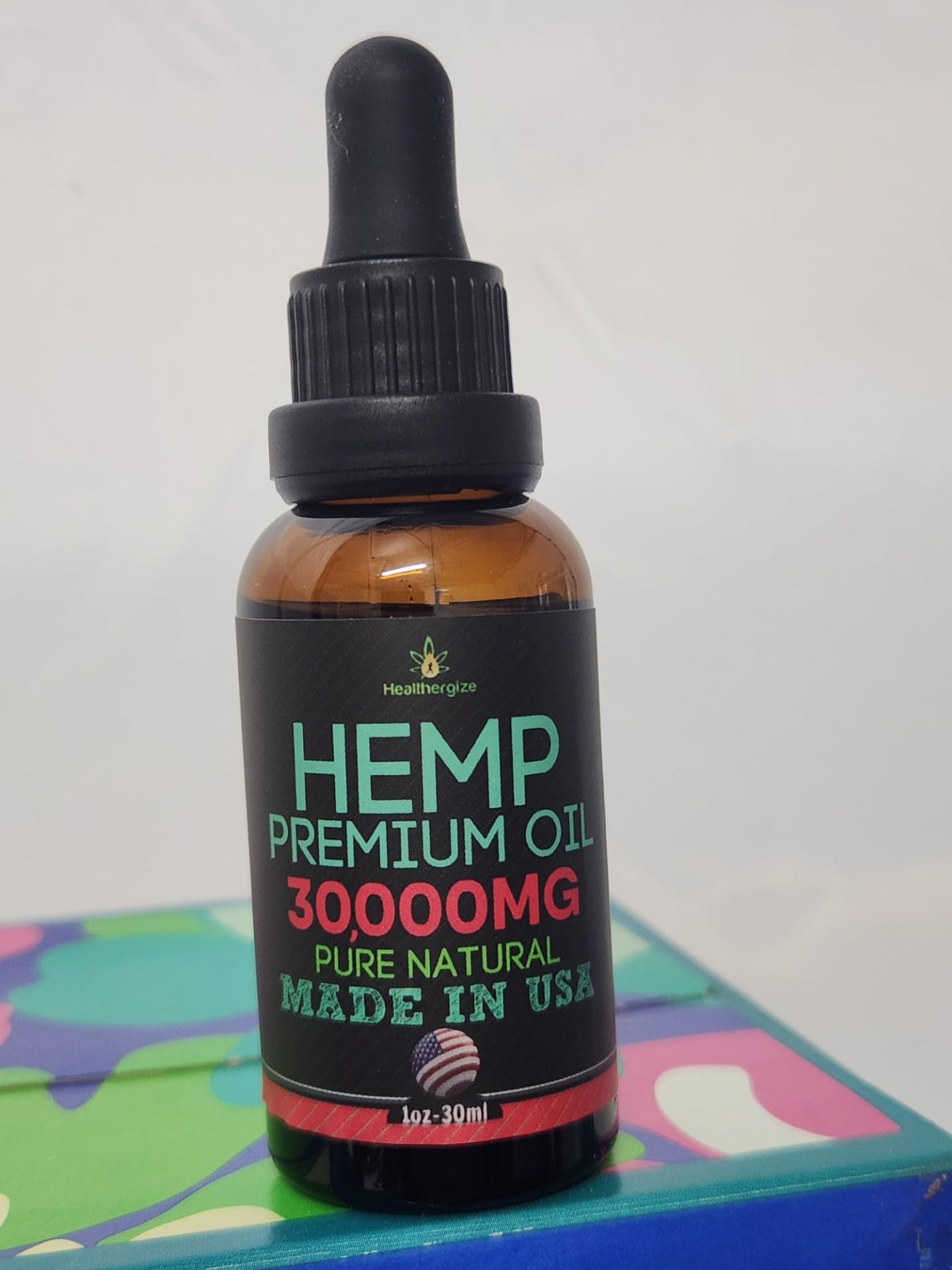 Hemp Oil Drops 5 Pack Cold Pressed Vegan A7203