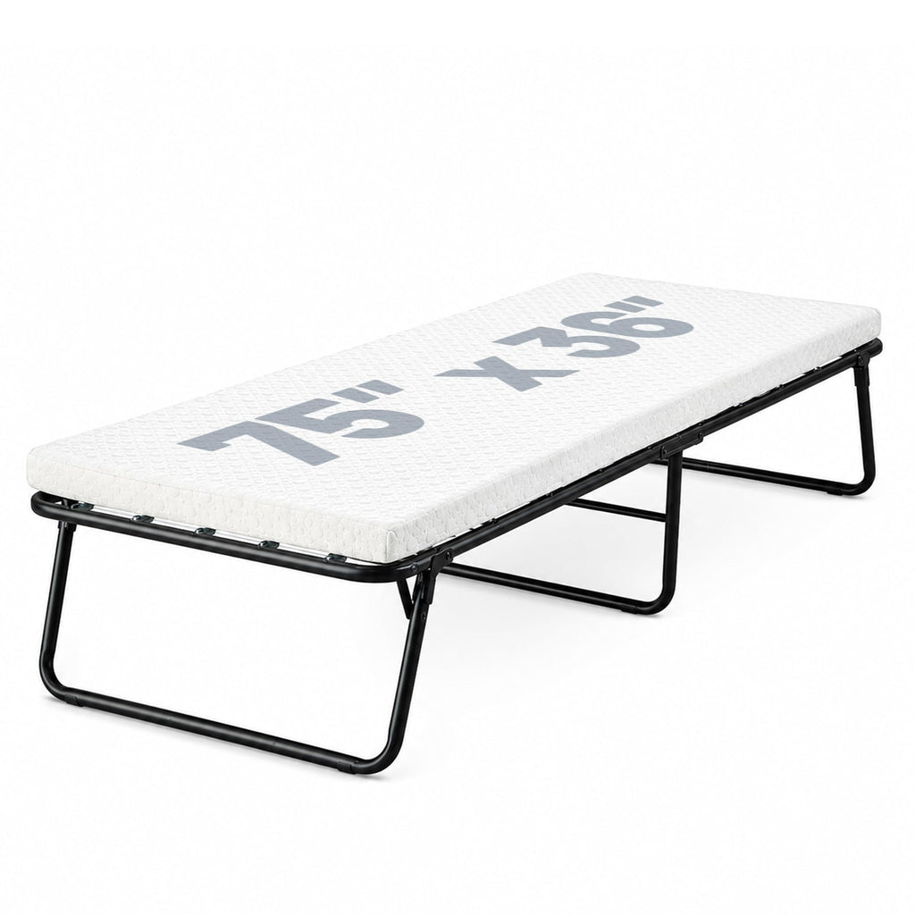 14” Folding Bed with 3-Inch Memory Foam Mattress S849411