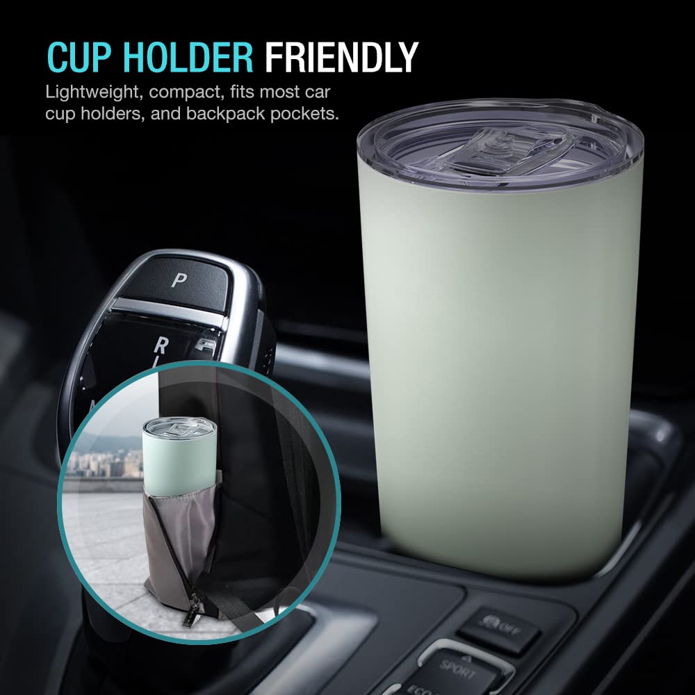 20 oz Stainless Steel Vacuum Insulated Tumbler with Lid and Straw U66068
