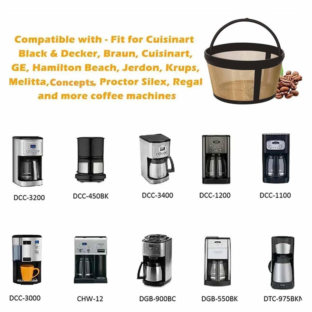 8-12 Cup Stainless Steel Coffee Filter E4790