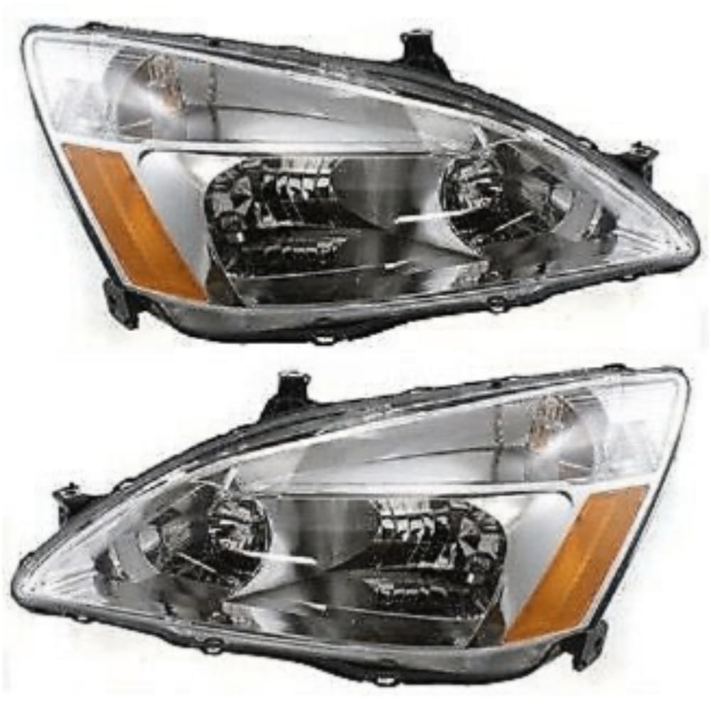 Headlight Set Left Right Clear Lens Z4271