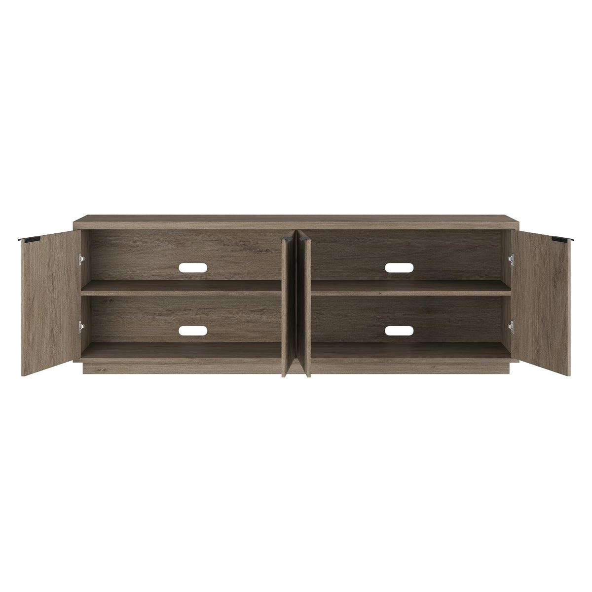 70" Weathered Gray TV Stand S21200
