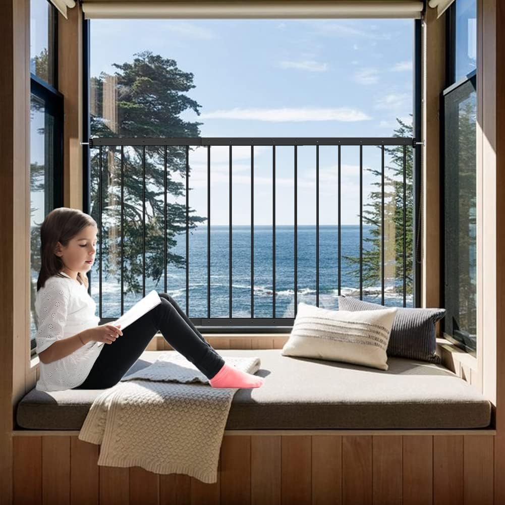 Black 2 Piece Window Guards S3639