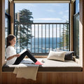 Black 2 Piece Window Guards S3639