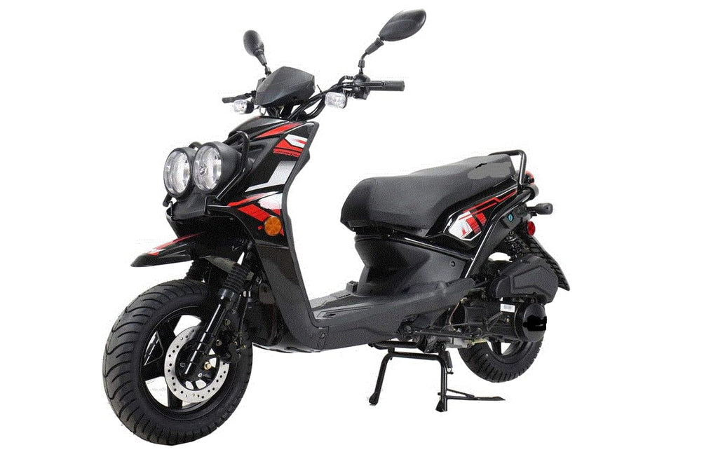 150cc Gas Scooter with 12 inch Aluminum Wheels V1252