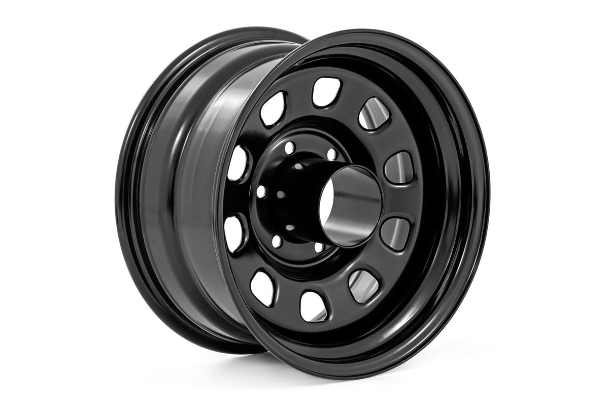 16x8 Gloss Black Steel Wheel B7680