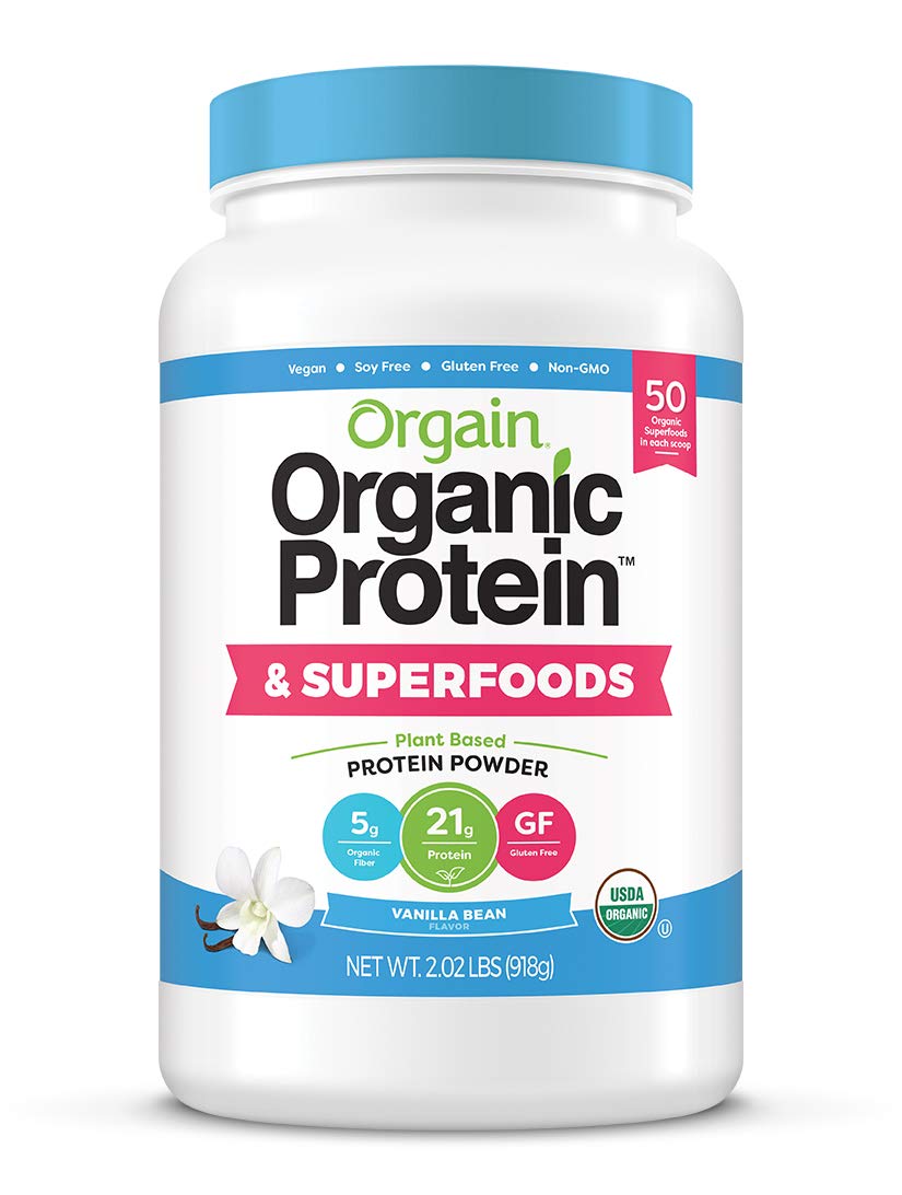 Organic Vegan Protein Powder + Greens Vanilla Bean L712