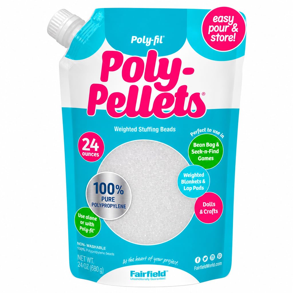 Polyester Weighted Stuffing Beads 24-Ounce Bag G5559