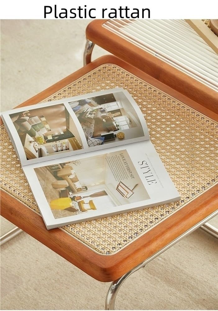 Square Coffee Table Set of 2 Rattan D4112