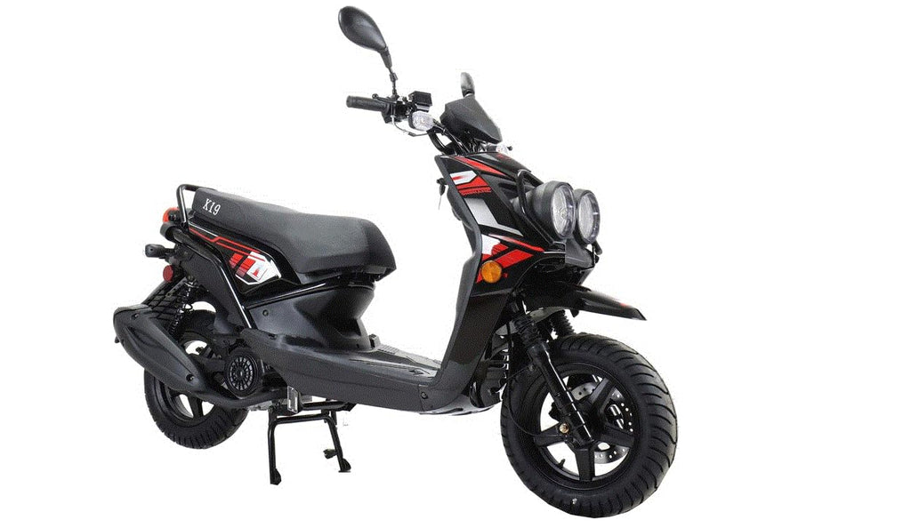 150cc Gas Scooter with 12 inch Aluminum Wheels V1252