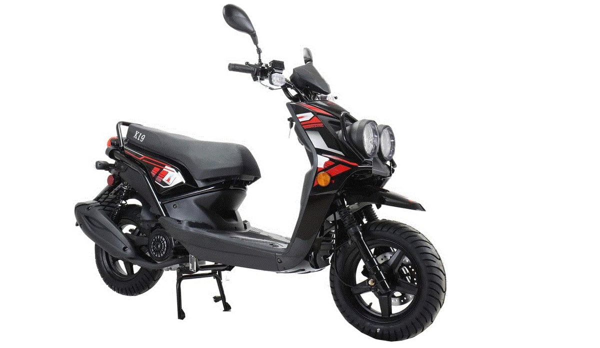 150cc Gas Scooter with 12 inch Aluminum Wheels V1252