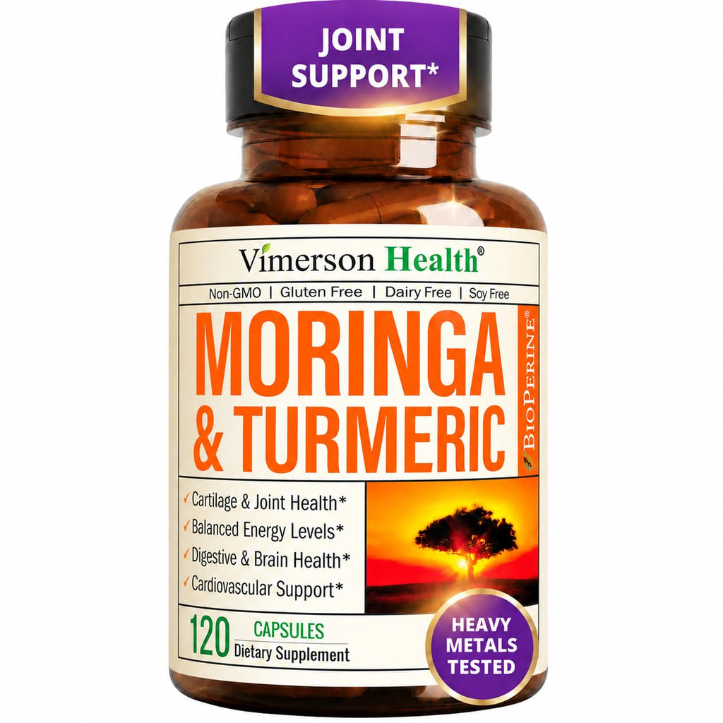 Moringa Capsules 4:1 Extract with Turmeric 120 Capsules K791942