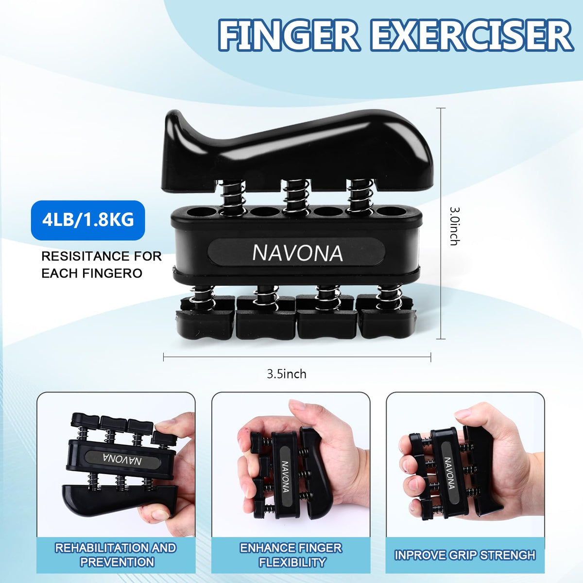 5/10 PCS Grip Strength Trainer Kit V38274