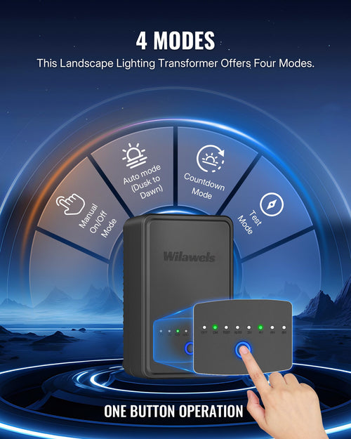 150W Low Voltage Landscape Transformer with Timer and Photocell Sensor L99270