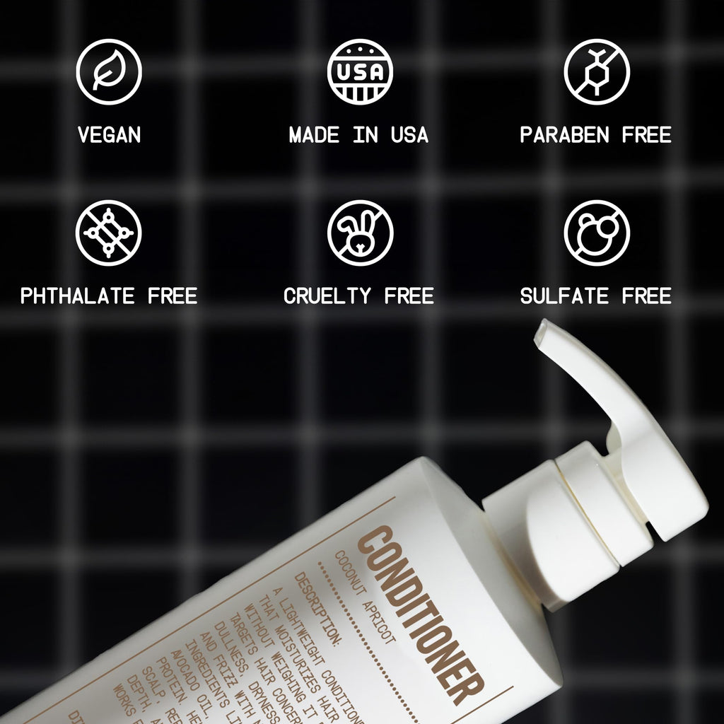 Shampoo and Conditioner Bundle Coconut Apricot 16 oz L874395