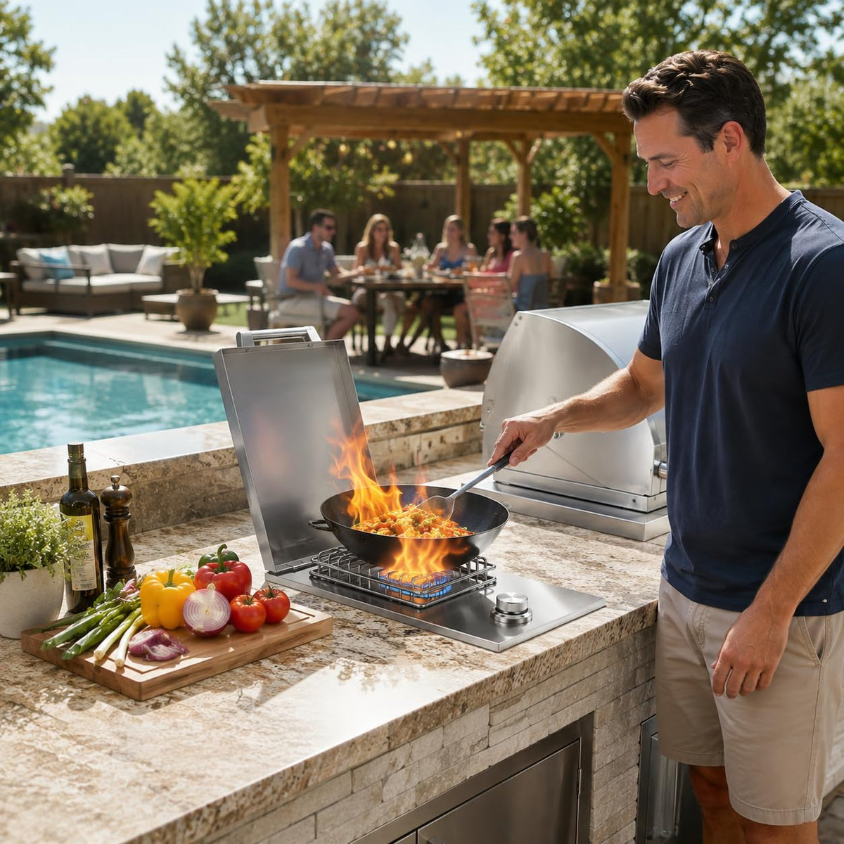 Built-in Single Side Burner N77970
