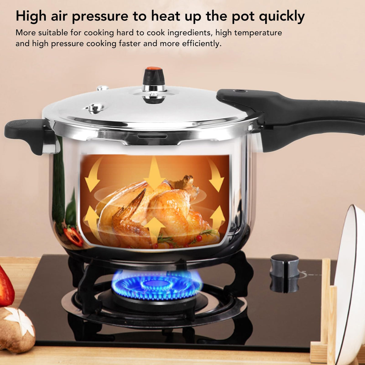 Stainless Steel 3L Pressure Cooker O422