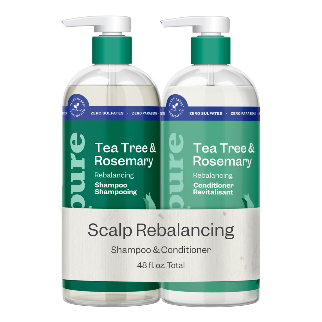 Tea Tree & Rosemary Shampoo & Conditioner Set 2x24oz Q45362